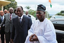 Audiences du chef de l’Eat : Obasanjo reçu par Ouattara hier